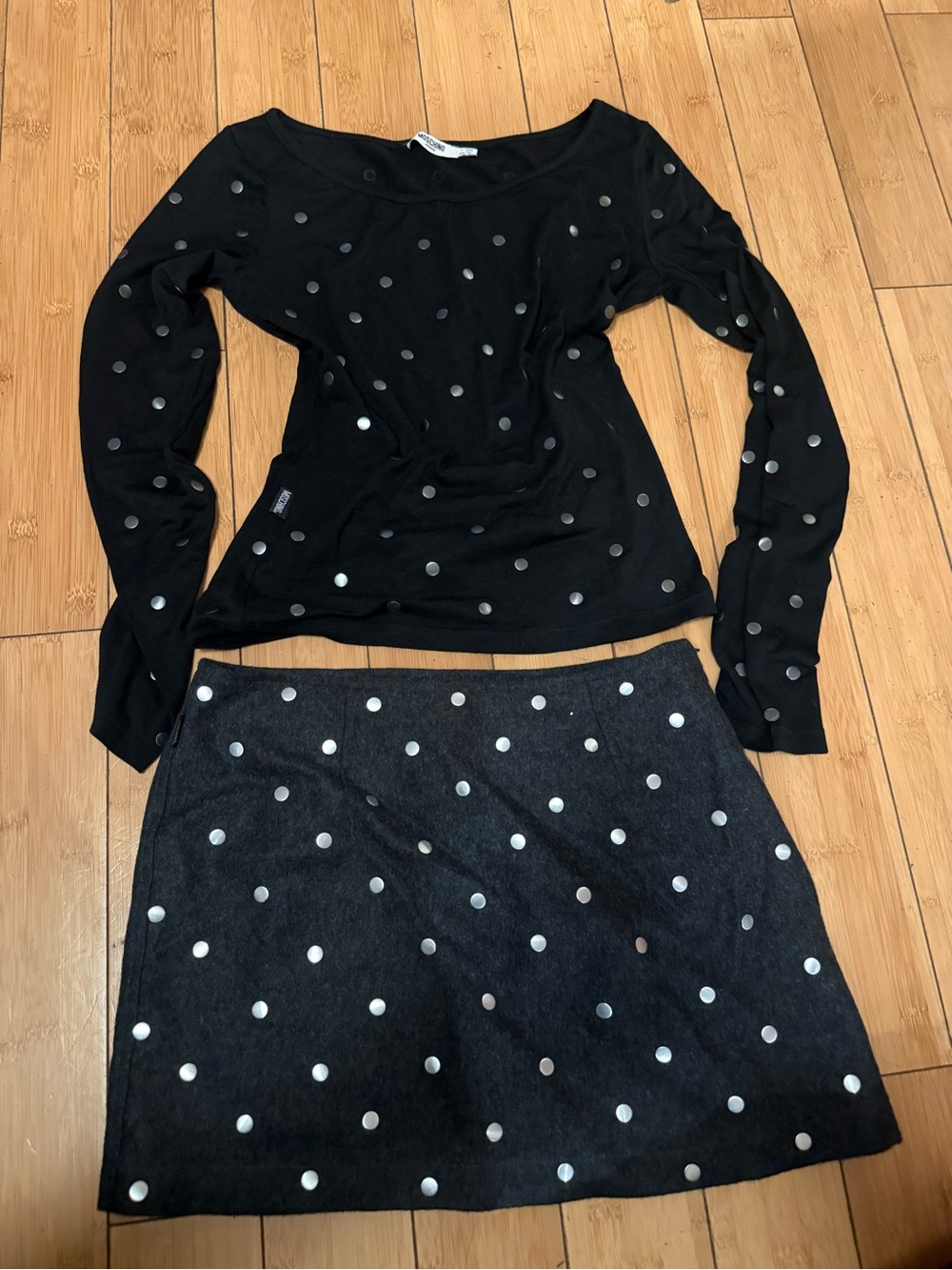 Moschino skirt and top set! Size small!